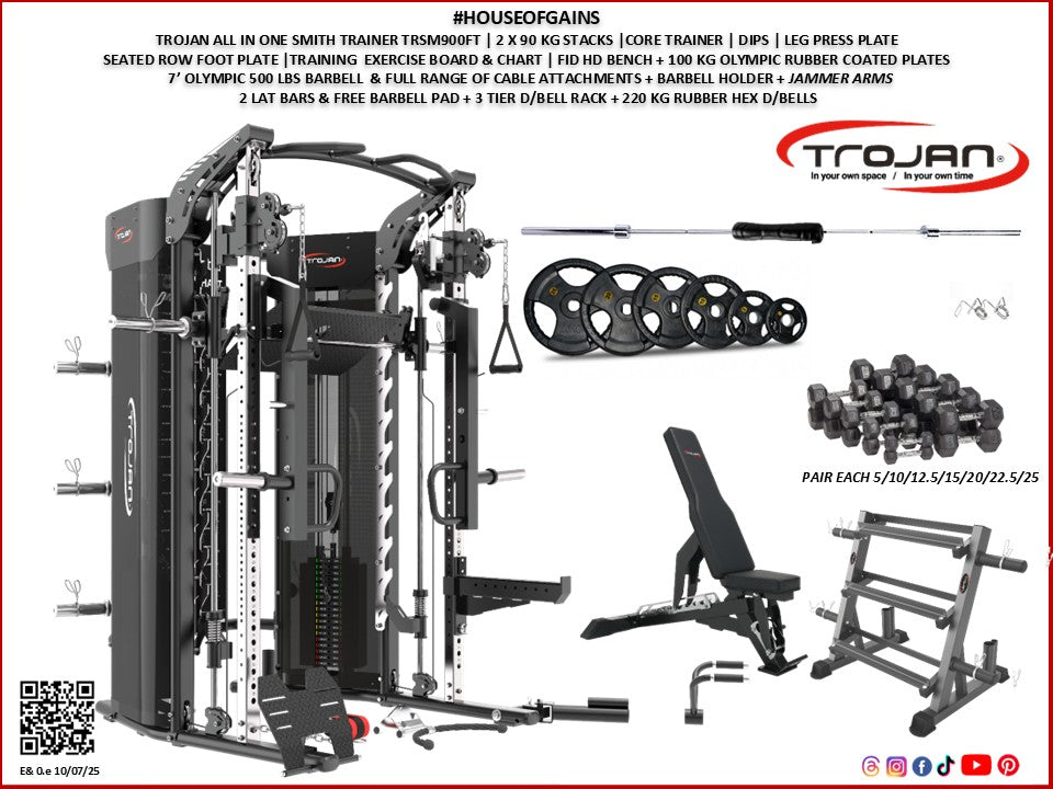 900FT All – In – One Trainer #HouseOfGains Pak